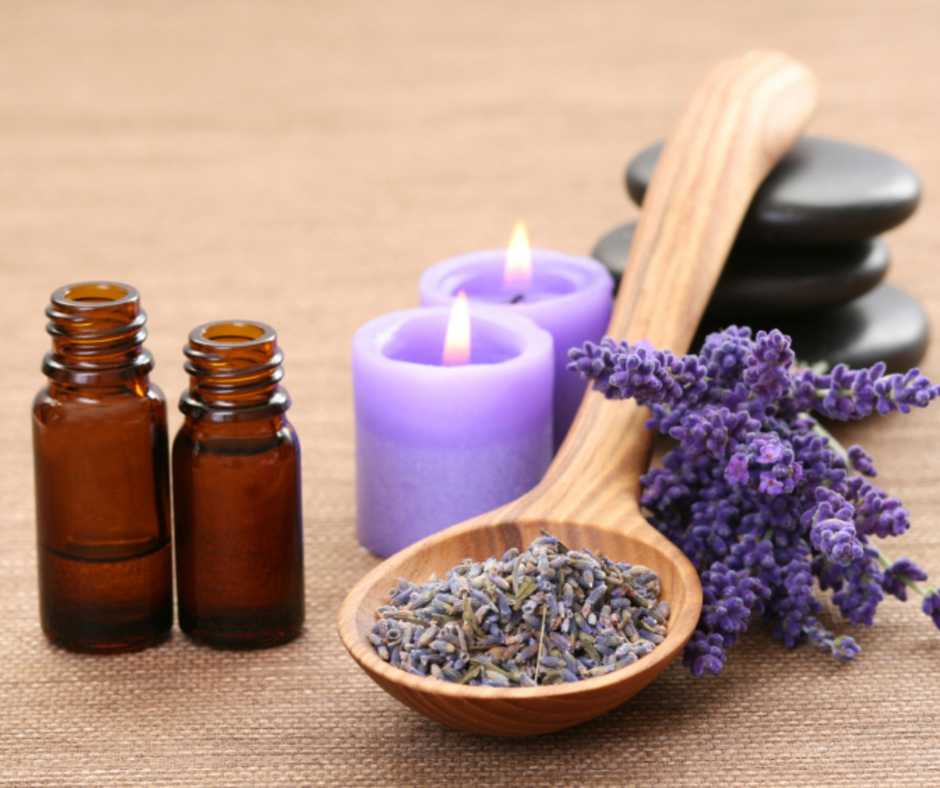 Lavender candles and lavender oil to be used for pain relief during labour