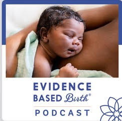 Evidence based birth podcast logo